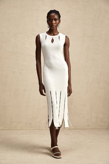Hilaire midi elbise