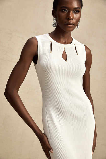Hilaire midi elbise