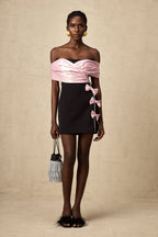 Fiyonk Süslemeli Mini Elbise