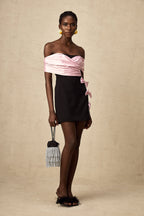 Fiyonk Süslemeli Mini Elbise