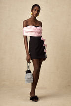 Fiyonk Süslemeli Mini Elbise