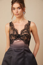 Marion Dantel Detaylı Büstiyer Mini Elbise