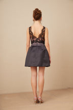 Marion Dantel Detaylı Büstiyer Mini Elbise