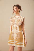 Dantelli Mini Elbise