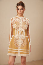 Dantelli Mini Elbise