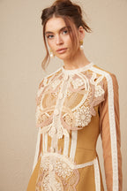 Dantelli Mini Elbise