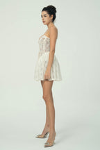 Dantel Korse Mini Elbise