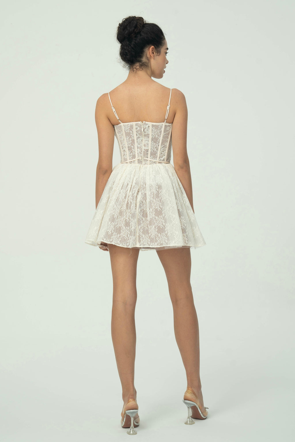 Dantel Korse Mini Elbise