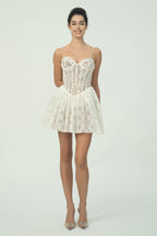 Dantel Korse Mini Elbise