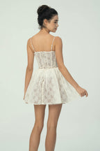 Dantel Korse Mini Elbise