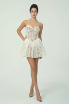 Dantel Korse Mini Elbise