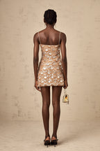 payet süslemeli mini elbise