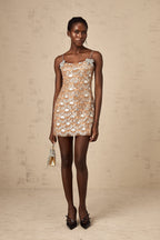 payet süslemeli mini elbise