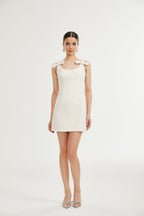 Ellica fiyonk mini elbise