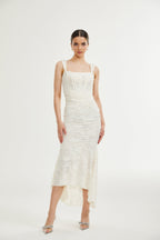 Charlotte çiçek maksi elbise