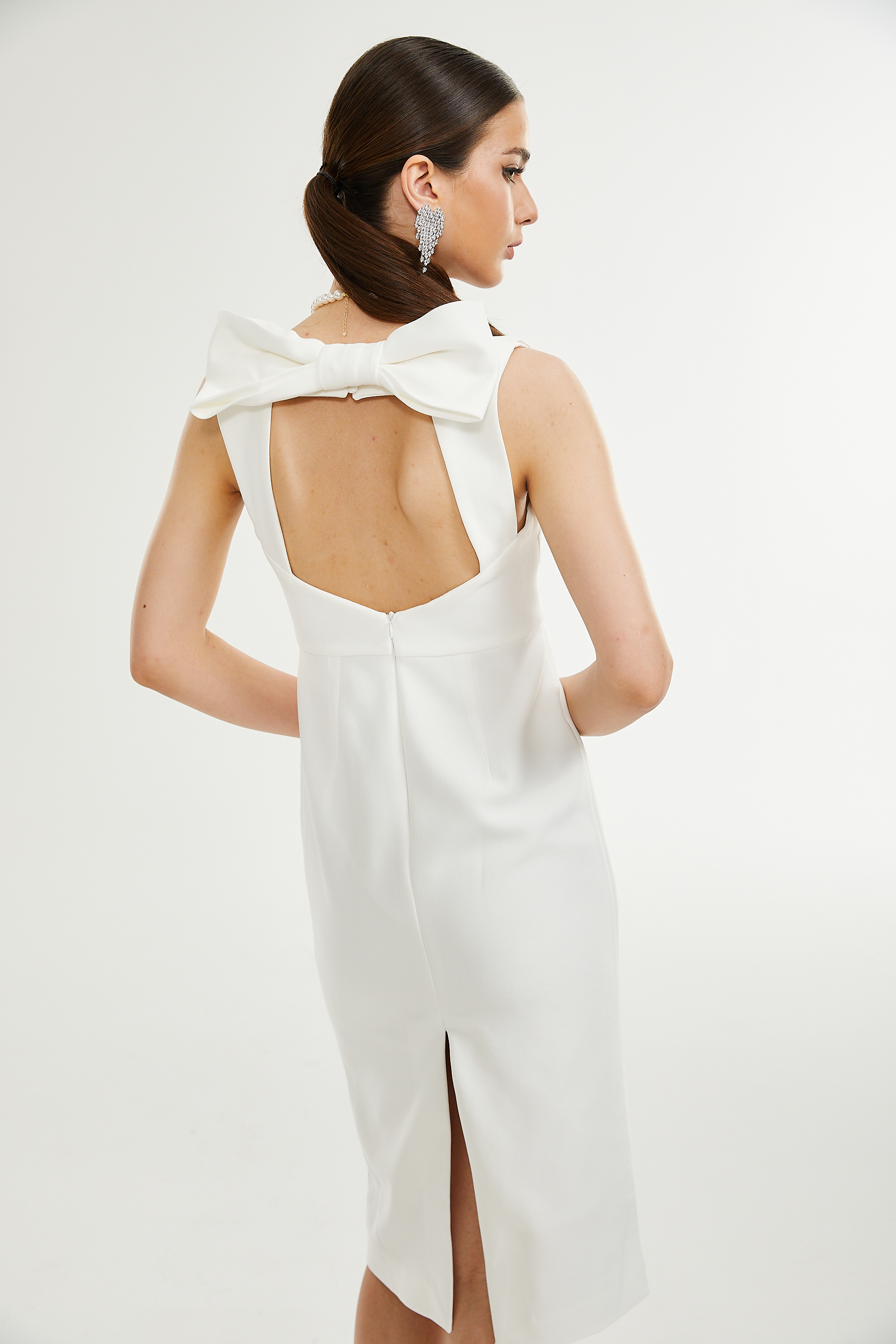 Vanna fiyonk midi elbise