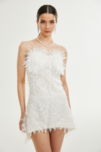 Keilani tüy mini elbise