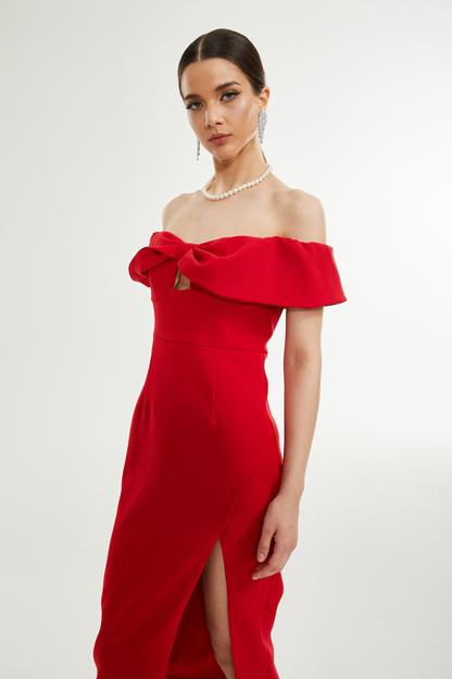 Catriona midi elbise