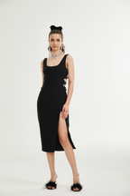 Liane fiyonk midi elbise