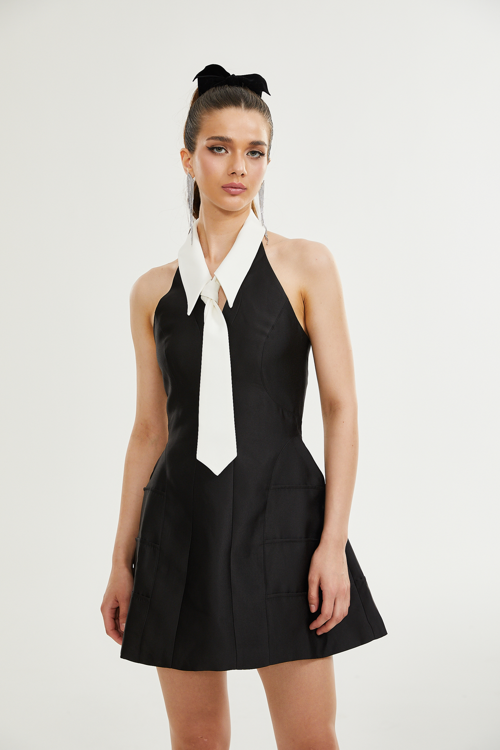 Emira kloş mini elbise