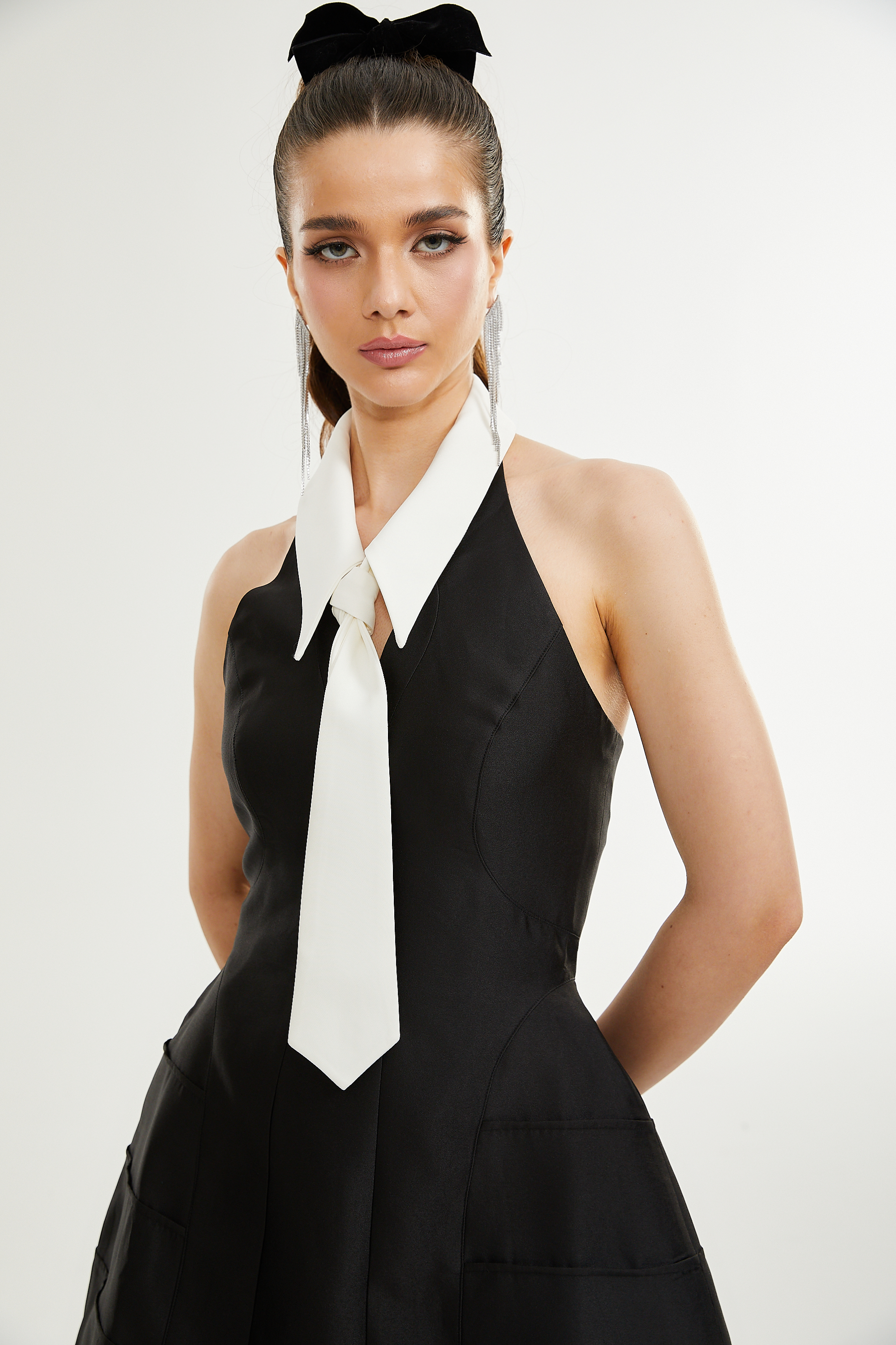 Emira kloş mini elbise