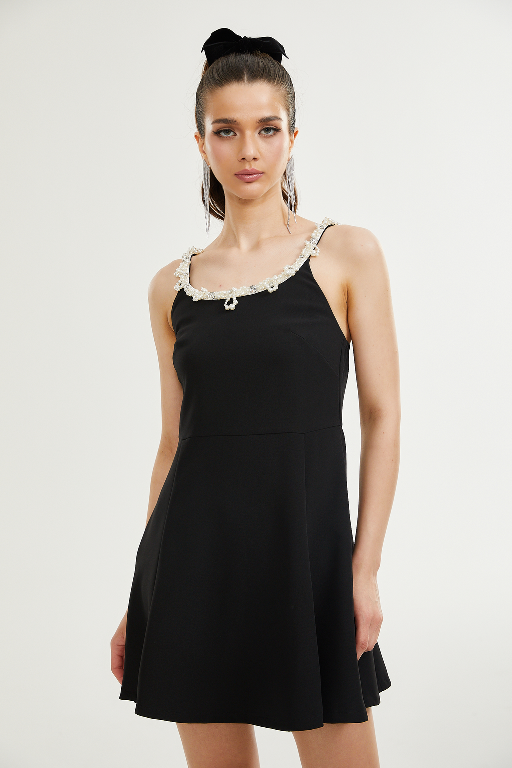 Lucasta inci mini elbise