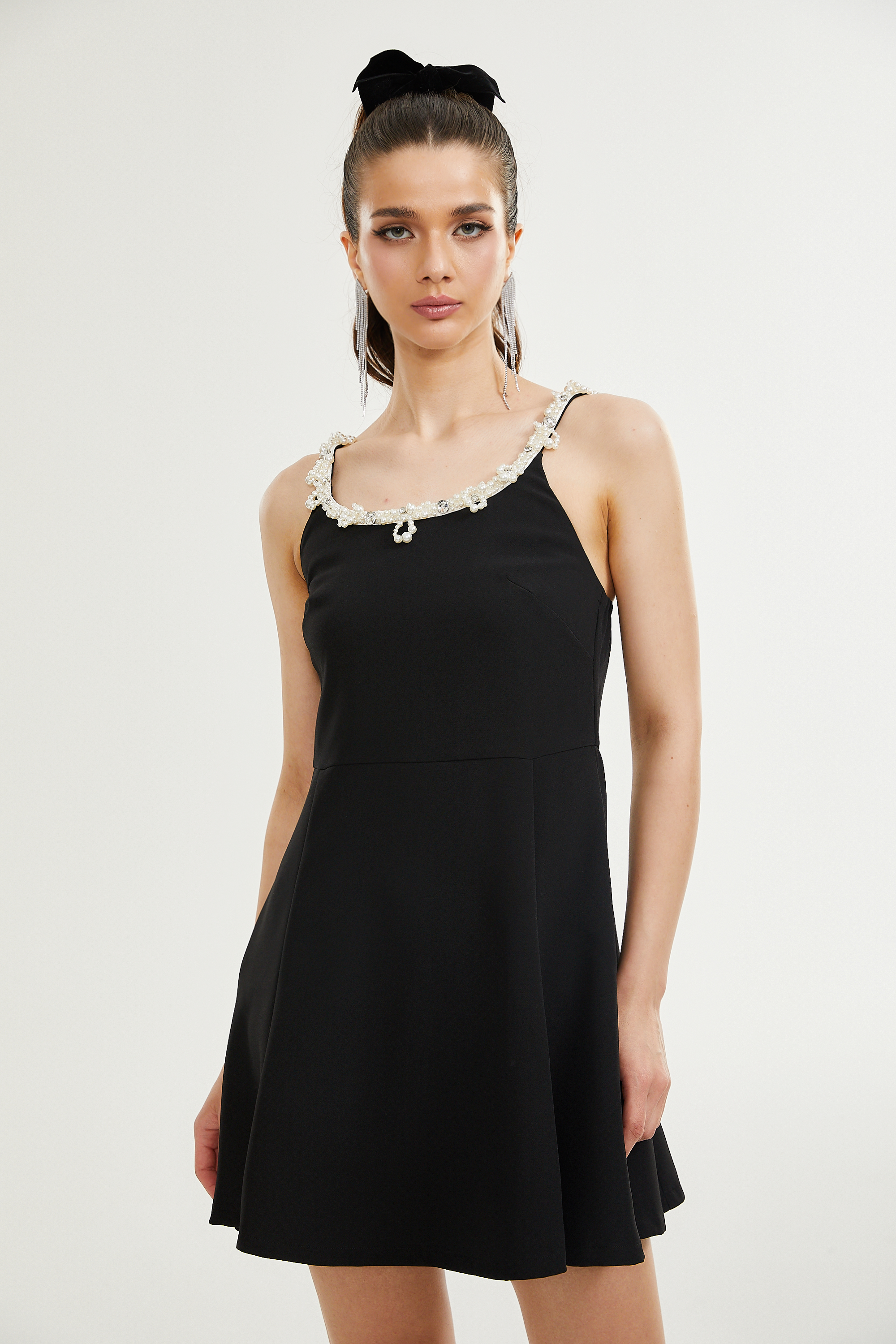 Lucasta inci mini elbise