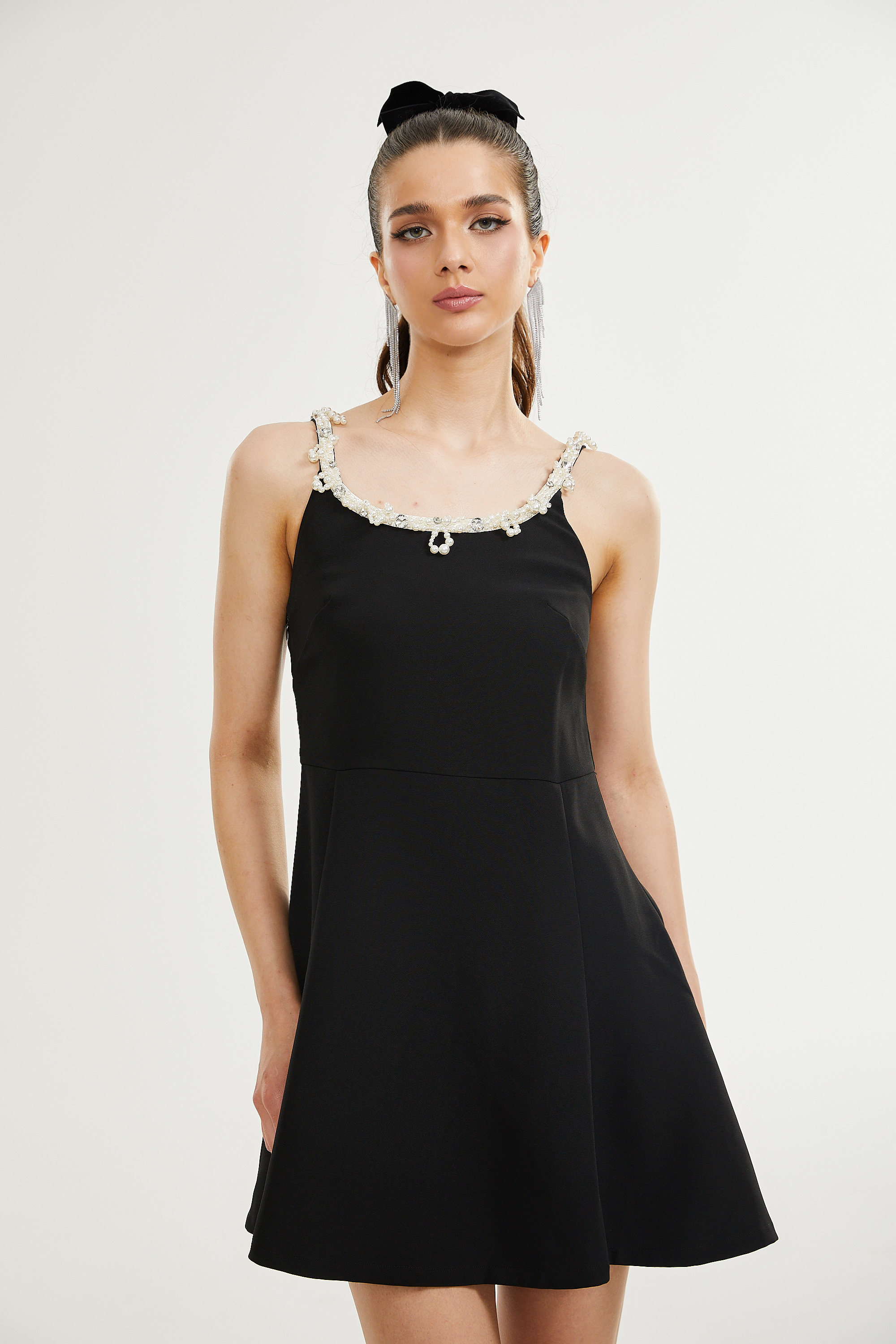 Lucasta inci mini elbise