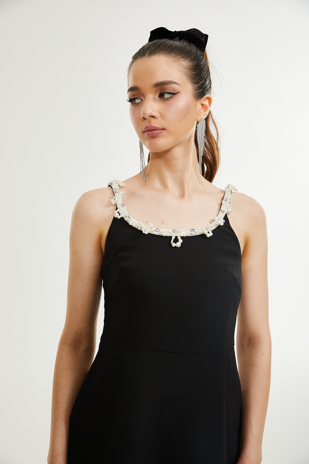 Lucasta inci mini elbise