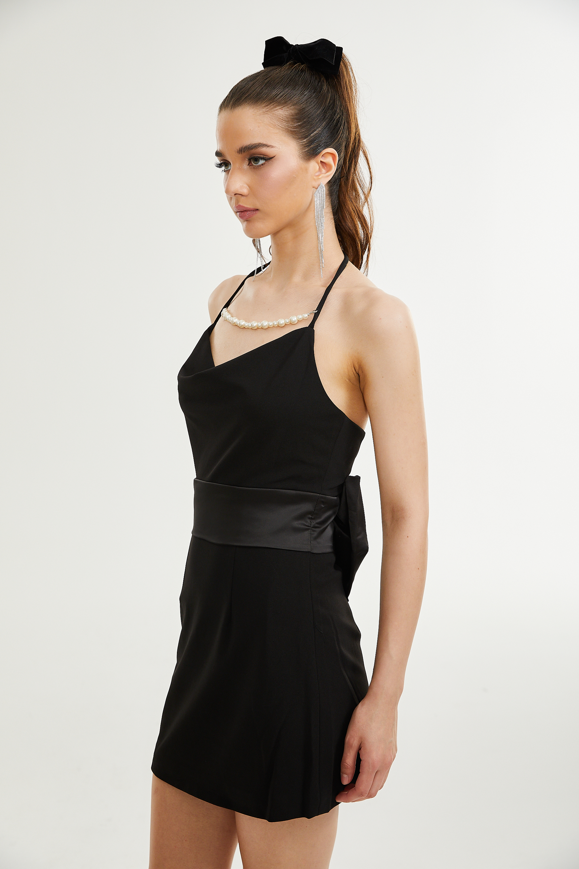 Filomena fiyonk mini elbise