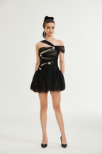 Hameda tül mini elbise