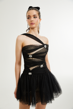 Hameda tül mini elbise