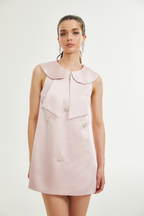 Catiana saten mini elbise