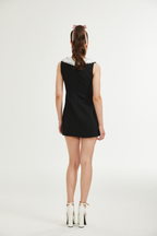 Delilah kristal mini elbise