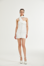 Sigrid dantelli mini elbise