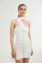 Sigrid dantelli mini elbise