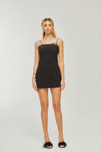 Renée fiyonklu mini elbise