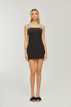 Renée fiyonklu mini elbise