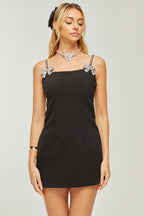 Renée fiyonklu mini elbise