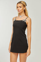 Renée fiyonklu mini elbise