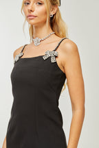 Renée fiyonklu mini elbise