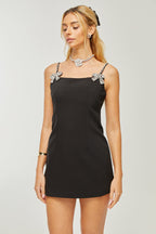 Renée fiyonklu mini elbise