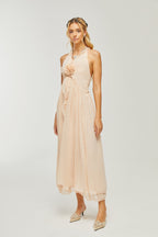 Élodie fırfır maksi elbise