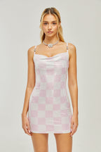 Madeleine elmas mini elbise