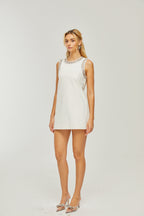 Émilie kristal mini elbise