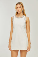 Émilie kristal mini elbise