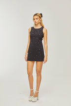 Sandrine fiyonklu mini elbise