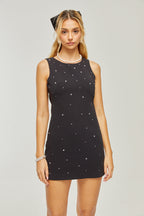 Sandrine fiyonklu mini elbise