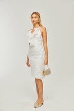 Clarabelle midi elbise