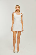 Margot çiçek mini elbise